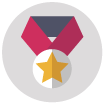 A star medal