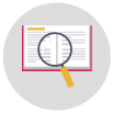A magnifier on a book